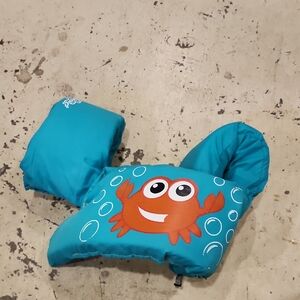 Kids' Teal Crab Swim Vest